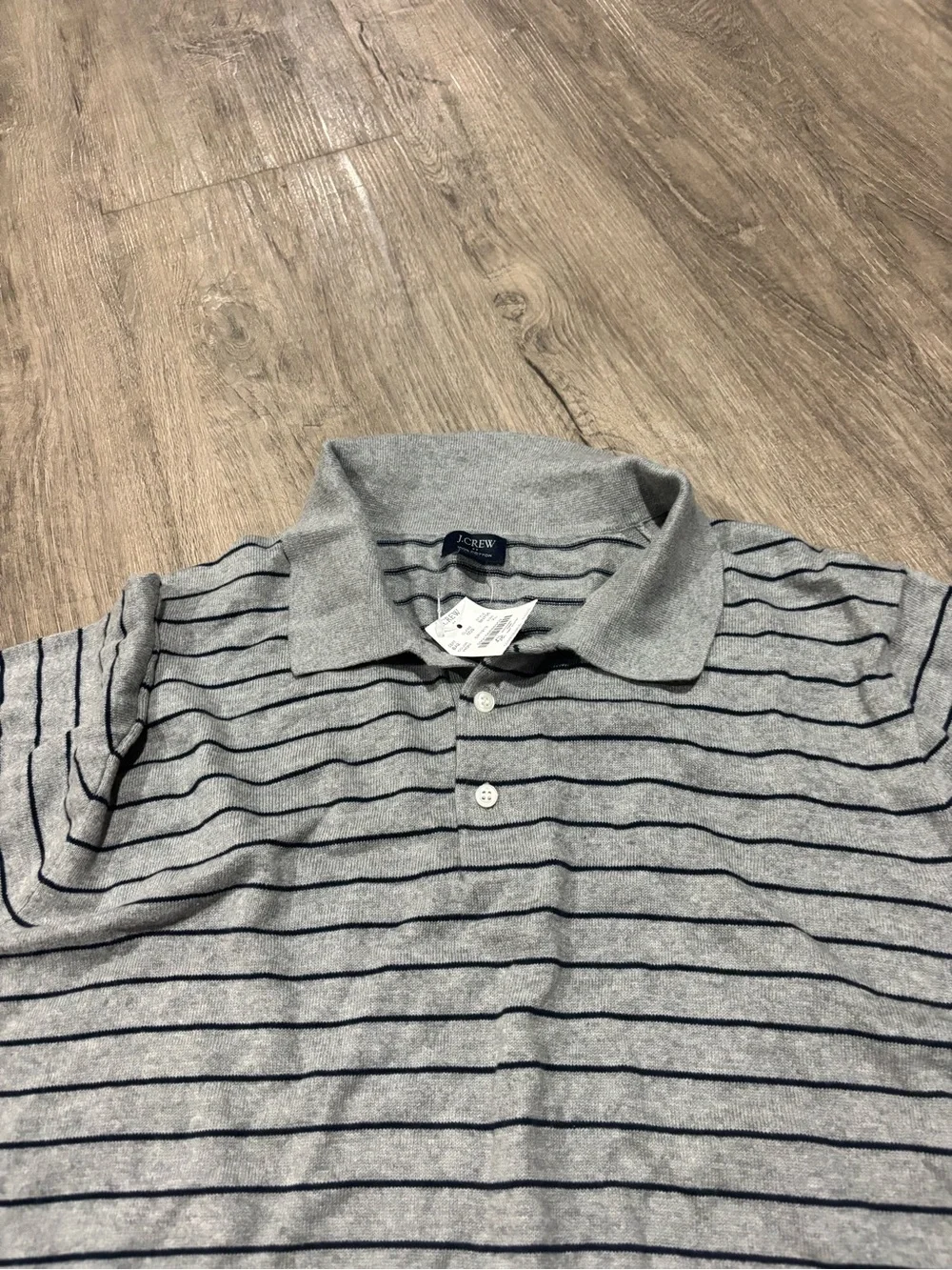 J. Crew Men's Striped Sweater-Polo Size XL NEW